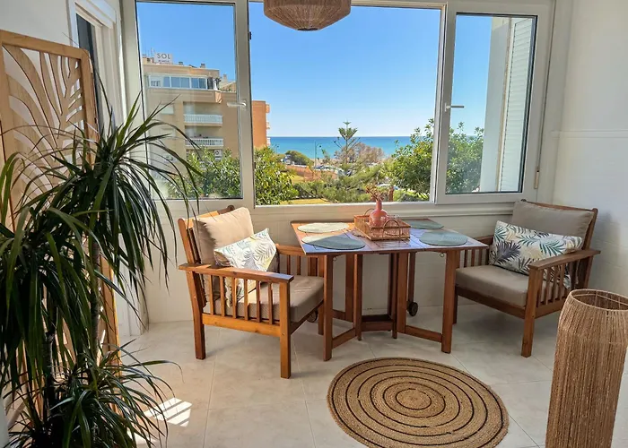 Apartamento Con Vistas Al Mar A 1 Min De La Playa